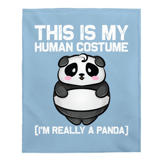 Panda Bear Animal Lovers Premium Baby Blanket