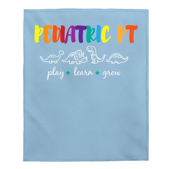Rainbow Pediatric Pt Physical Therapist Baby Blanket