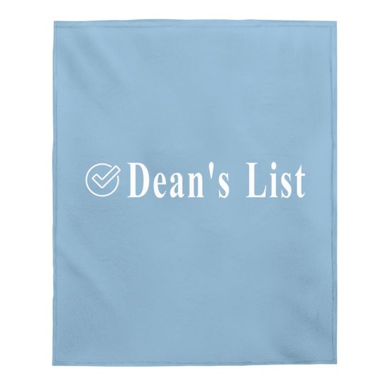 Dean's List  baby Blanket