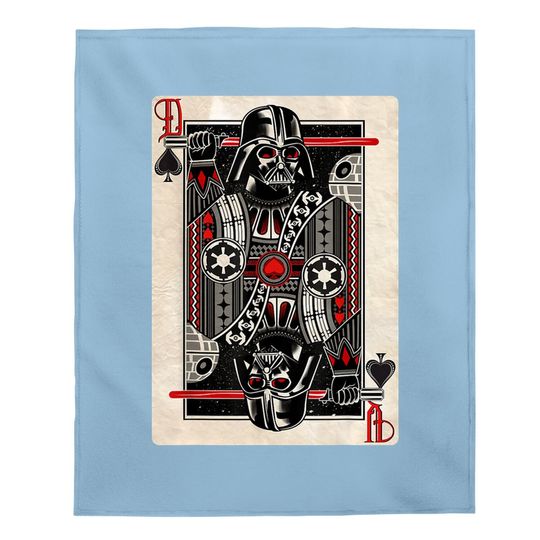 Darth Vader King Of Spades Graphic Baby Blanket
