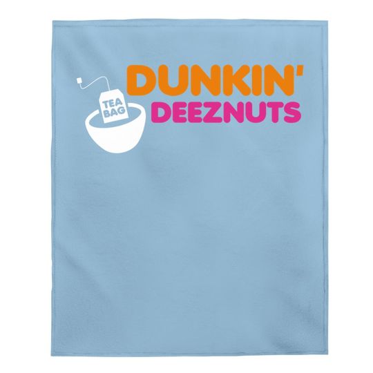Dunkin Deez Nuts Baby Blanket