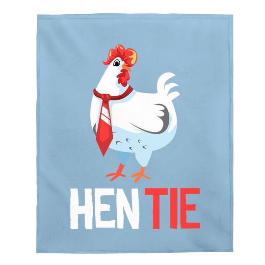 Hen Tie Gift For Chicken Japanese Anime Baby Blanket