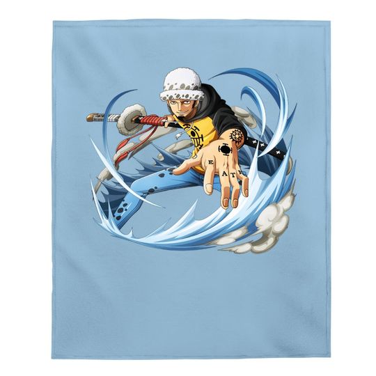 One Piece Trafalgar D. Water Law Baby Blanket
