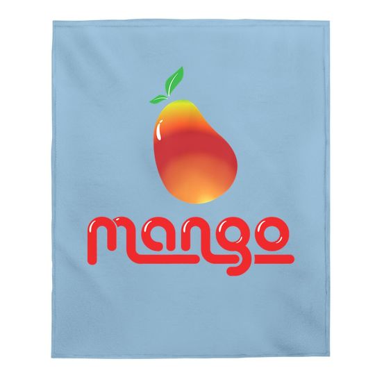 Mango Summer Fruit Design Baby Blanket