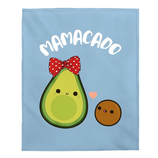 Mamacado  avocado Pregnant Mom Baby Blanket