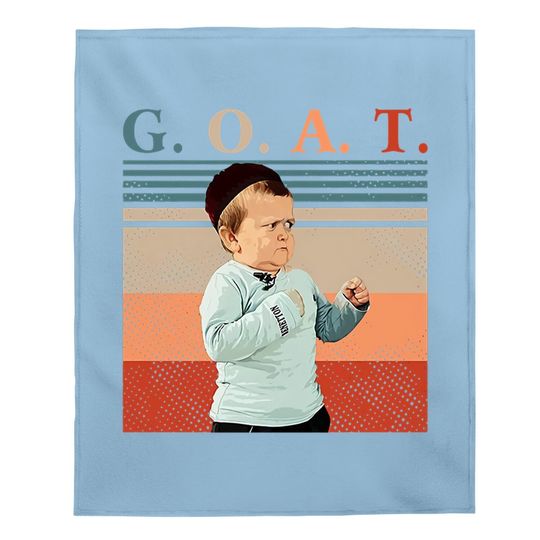 Vintage Goat Mma Hasbulla Fighting Meme Customized Handmade Baby Blanket