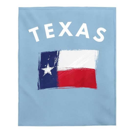 Texas Fans State Of Texas Flag Baby Blanket