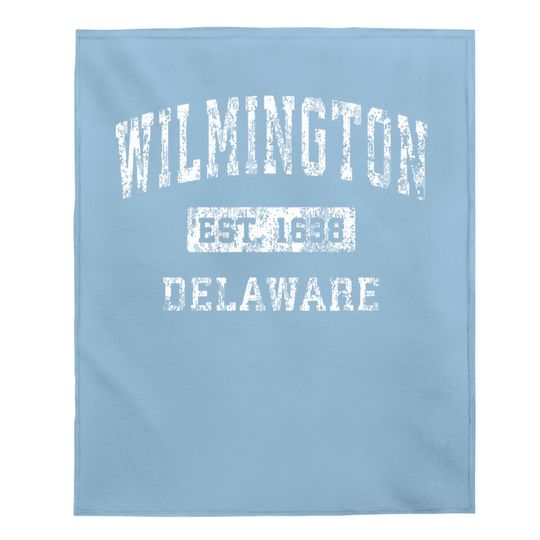 Wilmington Delaware Vintage Baby Blanket