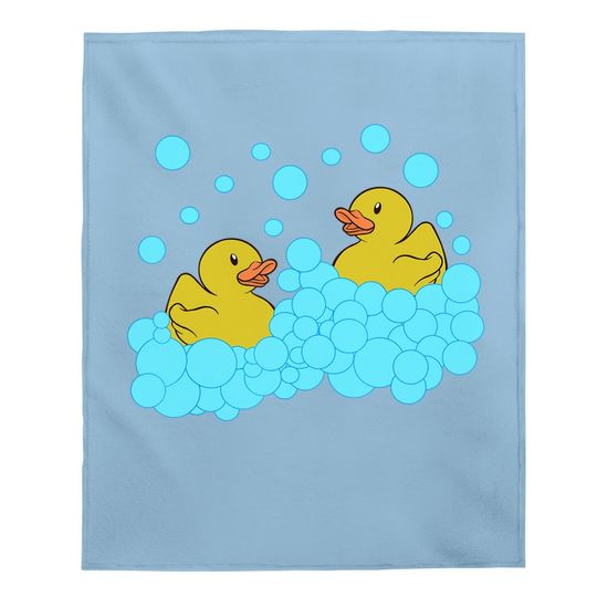 Yellow Rubber Duck, Duckie Bath Toys, Rubber Ducky Baby Blanket Baby Blanket