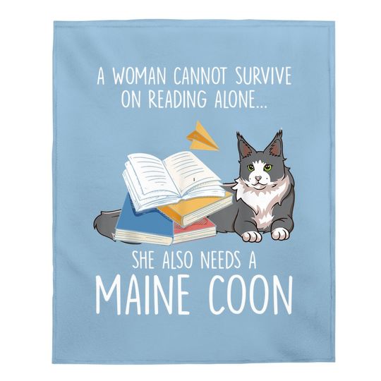 Sche Also Needs A Maine Coon Cat Baby Blanket