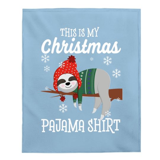 This Is My Christmas Pajama Baby Blanket Baby Blanket