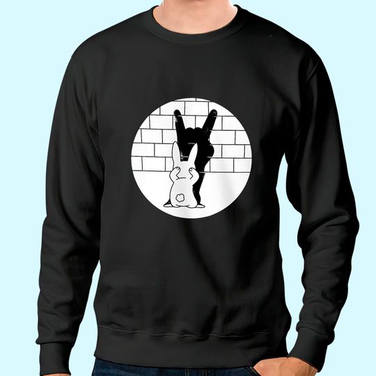Rabbit Bunny Animal Shadow Puppet Sweatshirt