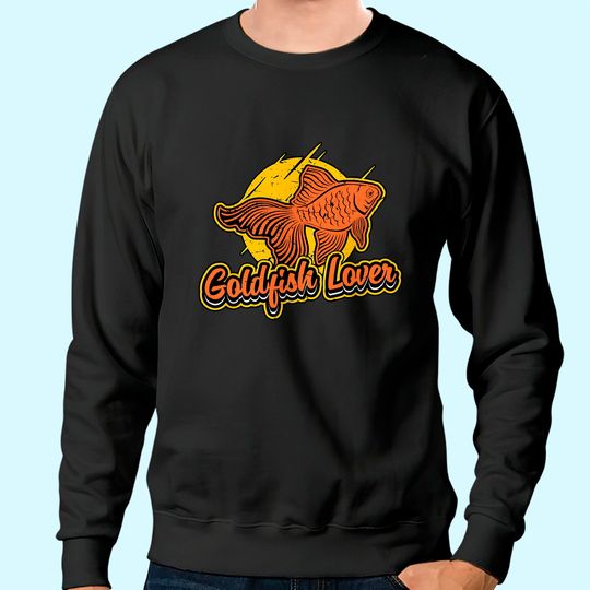 Goldfish Lover Cute Aquarium Vintage Sweatshirt