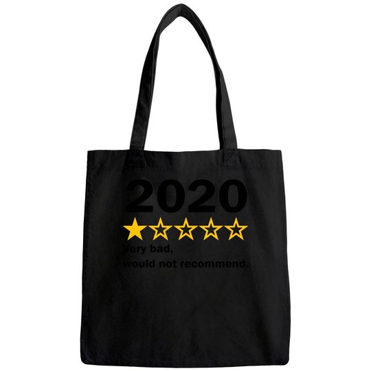 2020 Review Funny New Years Eve 2021 Tote Bag