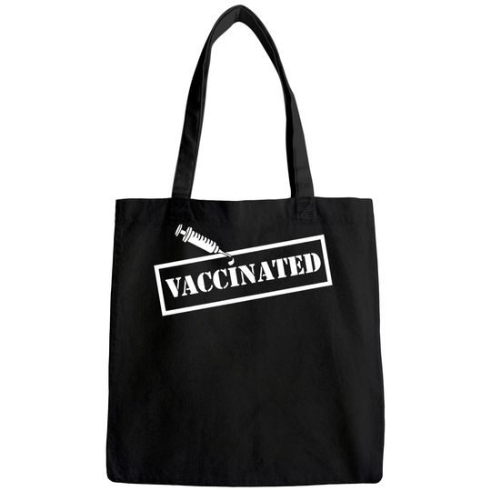 Vaccinated Unisex Tote Bag