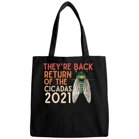 Cicada Men's Tote Bag They're Back Return of Cicadas 2021