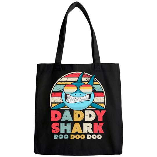 Daddy Shark Tote Bag Tote Bag