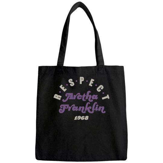 Aretha Franklin RESPECT 1968 Tote Bag