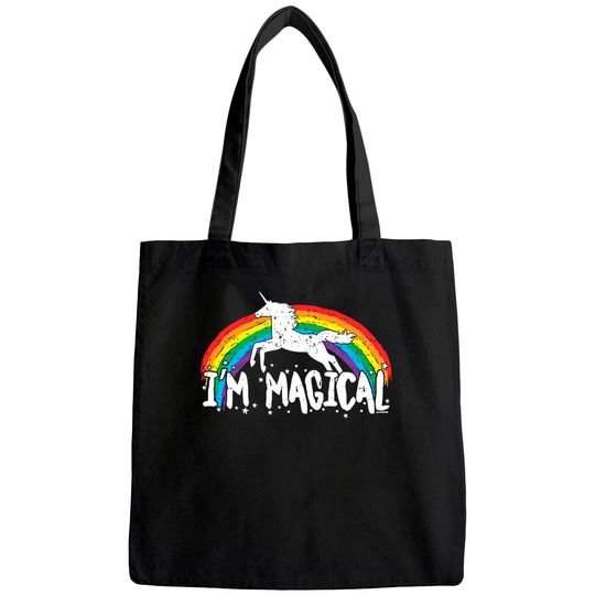 I'm Magical - Rainbow Unicorn Magic Men's Tote Bag