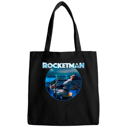 Rocketman Movie Elton John Piano Tote Bag