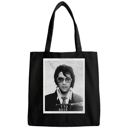 Elvis Presley Mugshot Poster Tote Bag