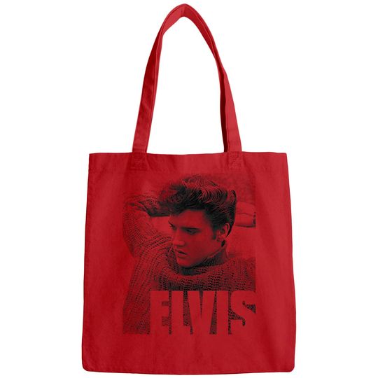 Elvis Presley Relaxing Poster Tote Bag