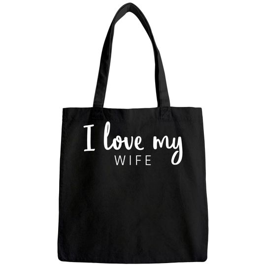 Men's Tote Bag I love my Wife