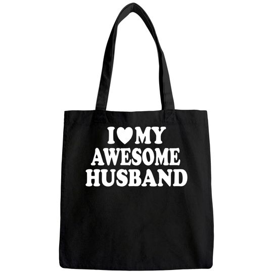 I Love My Wife Tote Bag