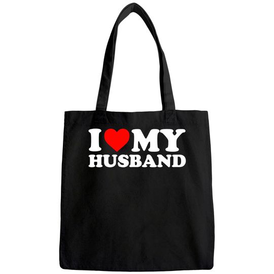 Womens I Love My Husband Tote Bag Tote Bag
