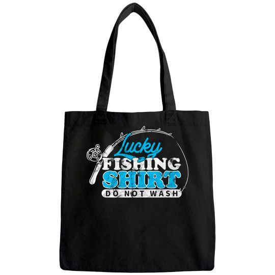 Lucky Fishing Do Not Wash Fish Rod Fisher Tote Bag