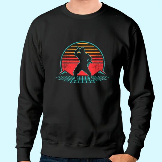 Ninja Shinobi Warrior Vintage 80s Sweatshirt