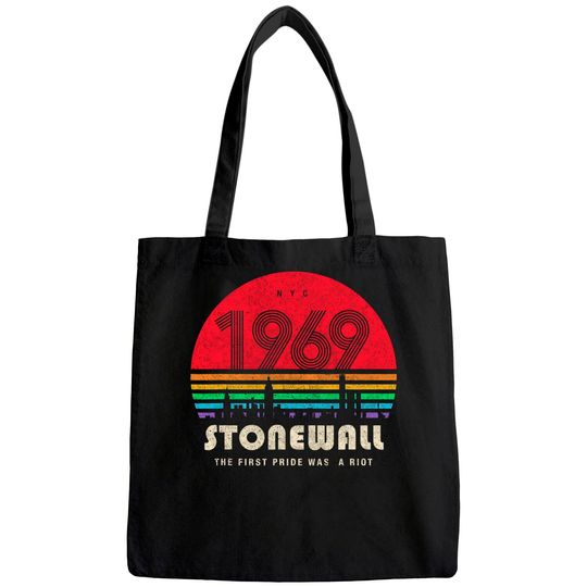 Pride 50th Anniversary Stonewall 1969 Was A Riot LGBTQ Tote Bag