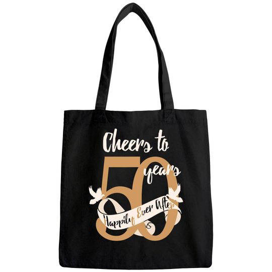 50th Wedding Anniversary Tote Bag Gift For Couples