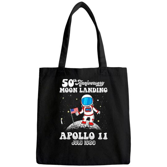 Kids 50th Anniversary Moon Landing Apollo 11 Astronaut Walk Tote Bag