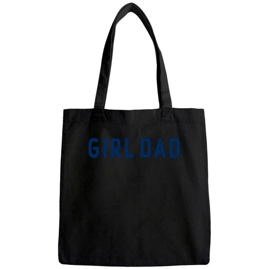 B Wear Sportswear Girl Dad Distressed Tote Bag Father's Day for Dad of Girls Tee