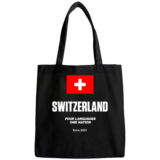Euro 2021 Men's Tote Bag Switzerland Football Team Double Sided