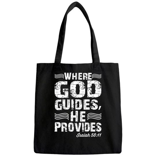 Christian Tote Bag For Women & Men, Bible Tee Tote Bag