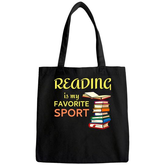 Funny Tote Bag Reading Is My Favorite Sport for Book Lovers
