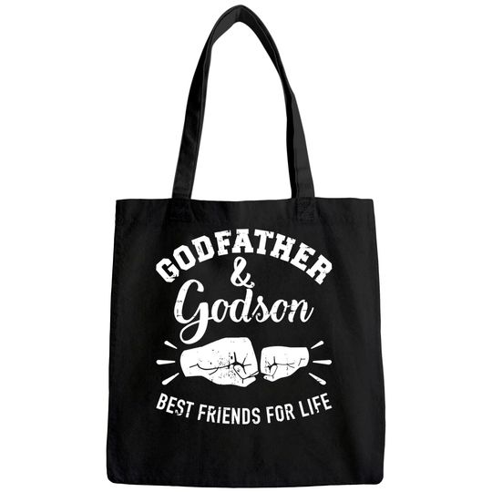 Godfather and godson friends for life Tote Bag