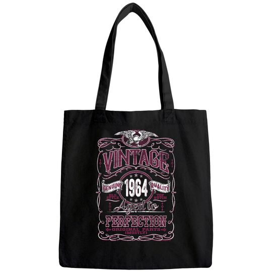 57th Birthday Tote Bag for Men - Vintage 1964 Aged to Perfection