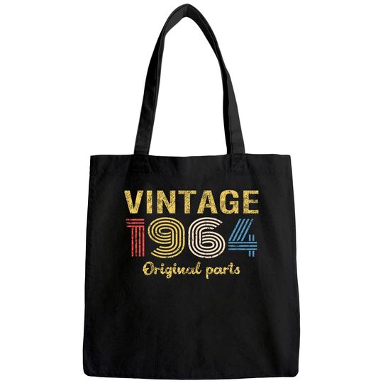 57th Birthday Tote Bag for Men - Retro Birthday - 1964 Original Parts