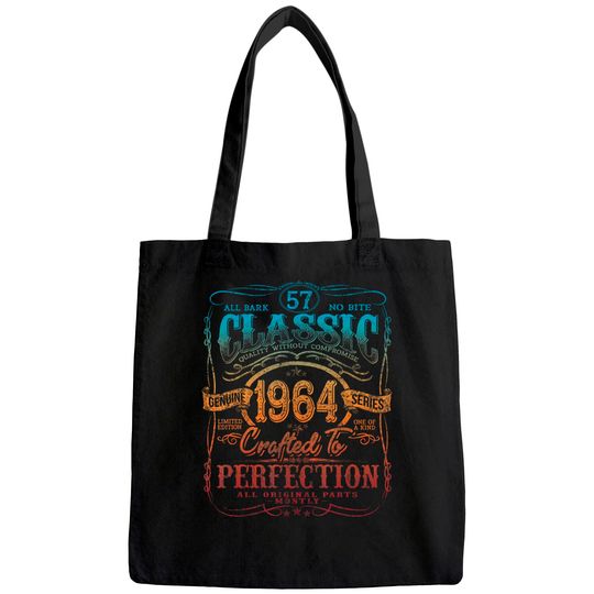 Vintage 1964 Limited Edition Gift 57 years old 57th Birthday Tote Bag