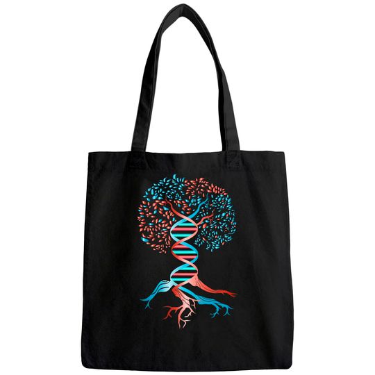 DNA Tree Of Life Funny DNA tee Tote Bag