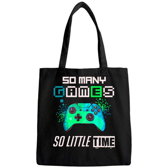 So Many Video Games Gift For Gamer eSport Tote Bag