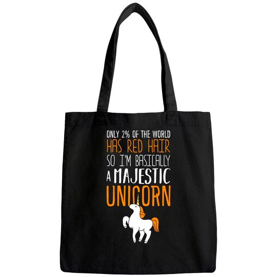 Only 2% of the World Has Red Hair - Redhead Ginger Tote Bag