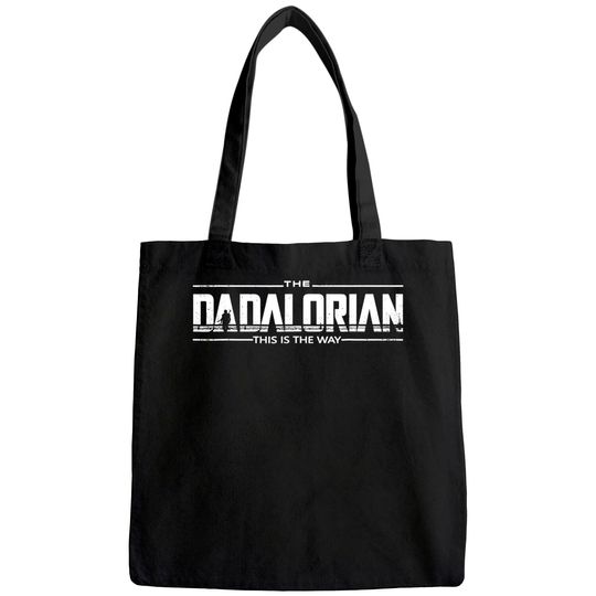 Funny Dadalorian, Humor Dadalorian, Classic Dadalorian Tote Bag
