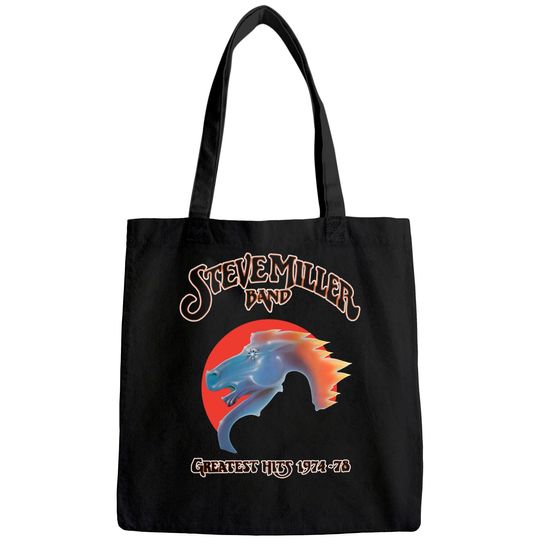 Steve Miller Band Men's Tote Bag Cotton Fashion Sports Casual Round Neck Short Sleeve Tees