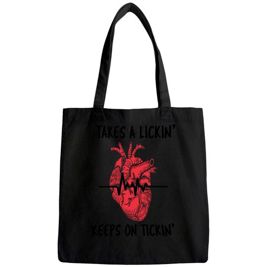 Post Heart Surgery Bypass Recovery Tote Bag Takes A Lickin'