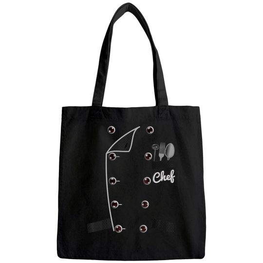 Chef TShirt Uniform Jacket Faux Funny Cook Tote Bag for Cooking