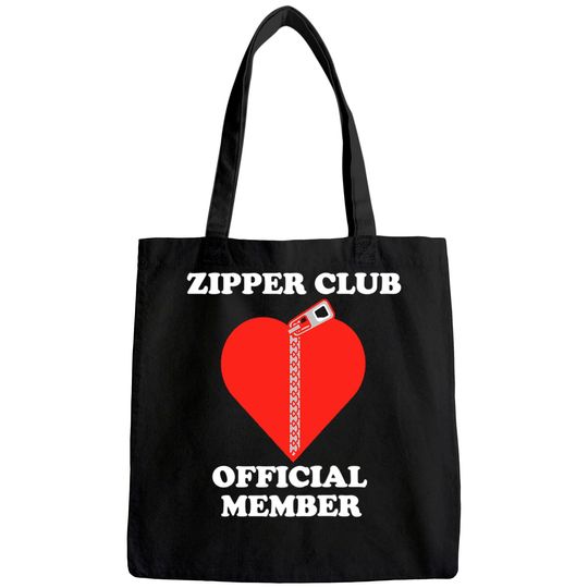 Zipper Club  Member Open Heart Surgery Tote Bag